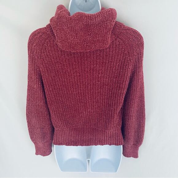 Blush & Bloom Chenille Cowl Neck Sweater Size Small - Picture 6 of 9